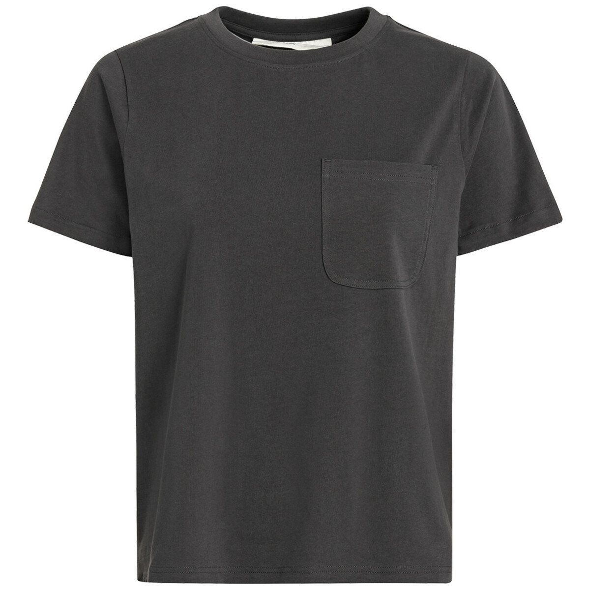 Bild 1 von Damen T-Shirt mit Brusttasche DUNKELGRAU