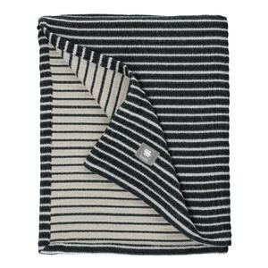 Musterring Plaid Musterring, Schwarz, Weiß, Textil, 130x170 cm, Wohntextilien, Decken