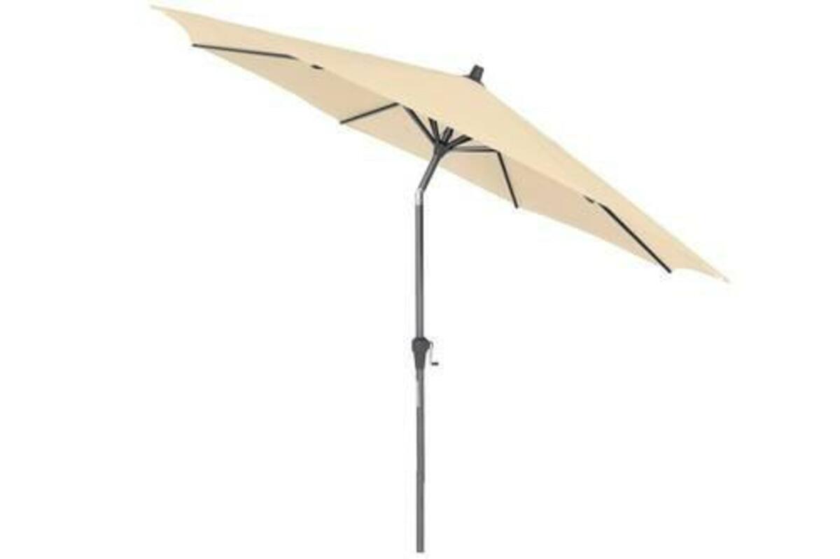 Bild 1 von Sonnenschirm LB: 300x300 cm m. Schutzhülle Anthrazit/Beige, Anthrazit, Beige