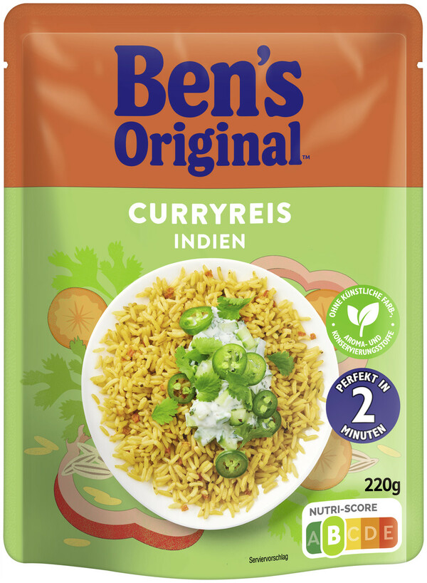 Bild 1 von Ben's Original Express Curryreis Indien 220G