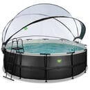 Bild 1 von Exit Pool-Set, Grau, Kunststoff, Steinoptik, 122 cm, CE, Freizeit, Pools und Wasserspaß, Pools, Aufstellpools