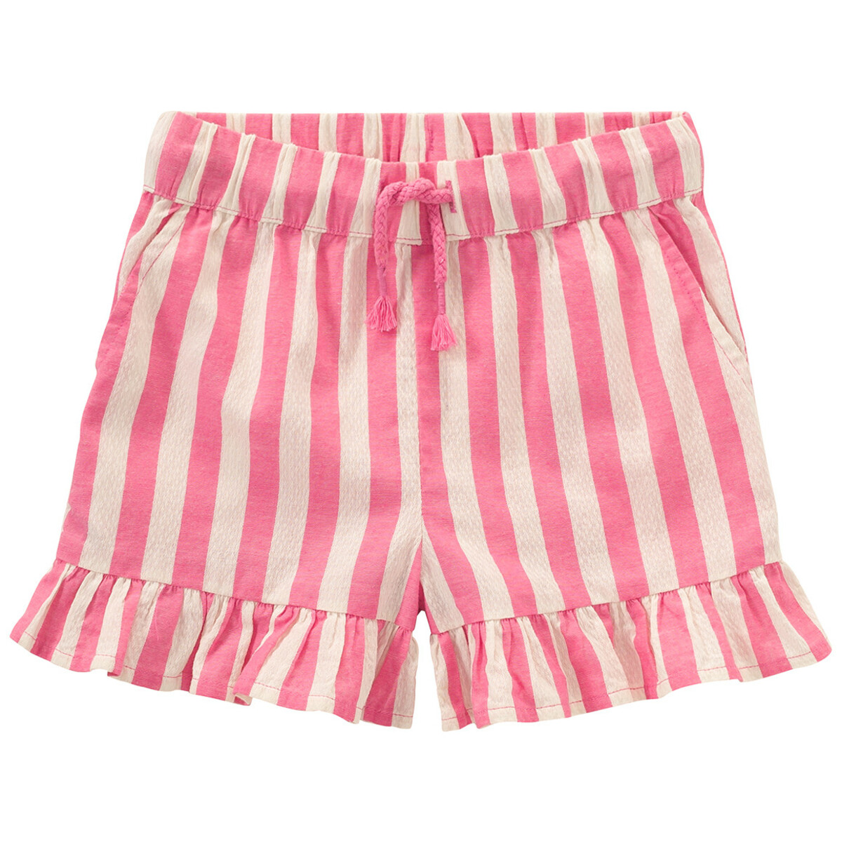 Bild 1 von Mädchen Shorts mit Streifen PINK / WEISS