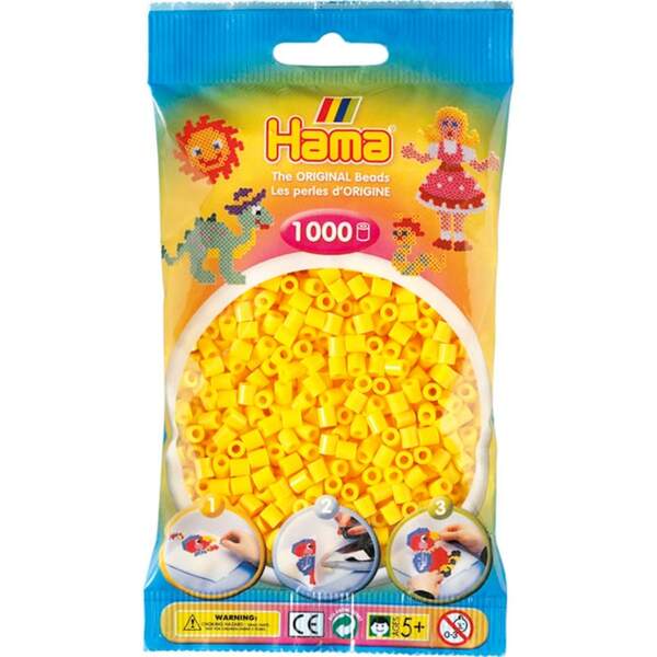 Bild 1 von Hama B&uuml;gelperlen - 1000 Perlen - gelb