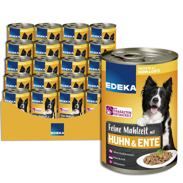 Bild 1 von EDEKA Feine Mahlzeit mit Huhn & Ente 20x400G