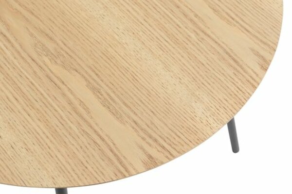 Bild 2 von Beistelltisch NYBO Ø55 eichefarben/schwarz