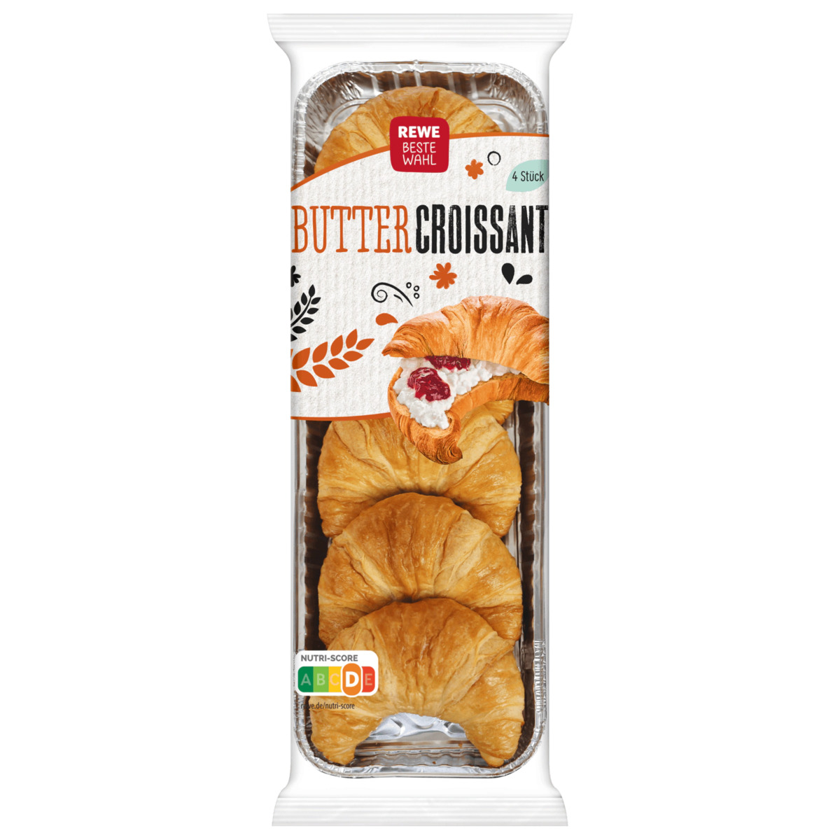 Bild 1 von REWE Beste Wahl Butter Croissants 200g
