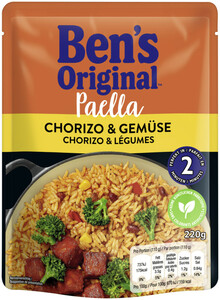 Ben's Original Paella mit Chorizo & Gemüse 220G