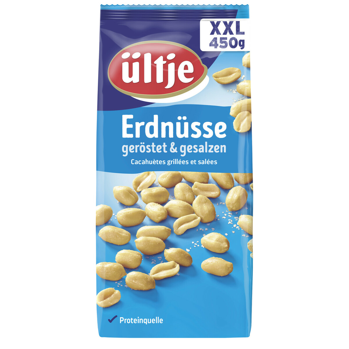 Bild 1 von Ültje Erdnüsse geröstet & gesalzen 450G