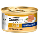 Bild 1 von Gourmet Katzenfutter Gold Feine Pastete mit Truthahn 85g