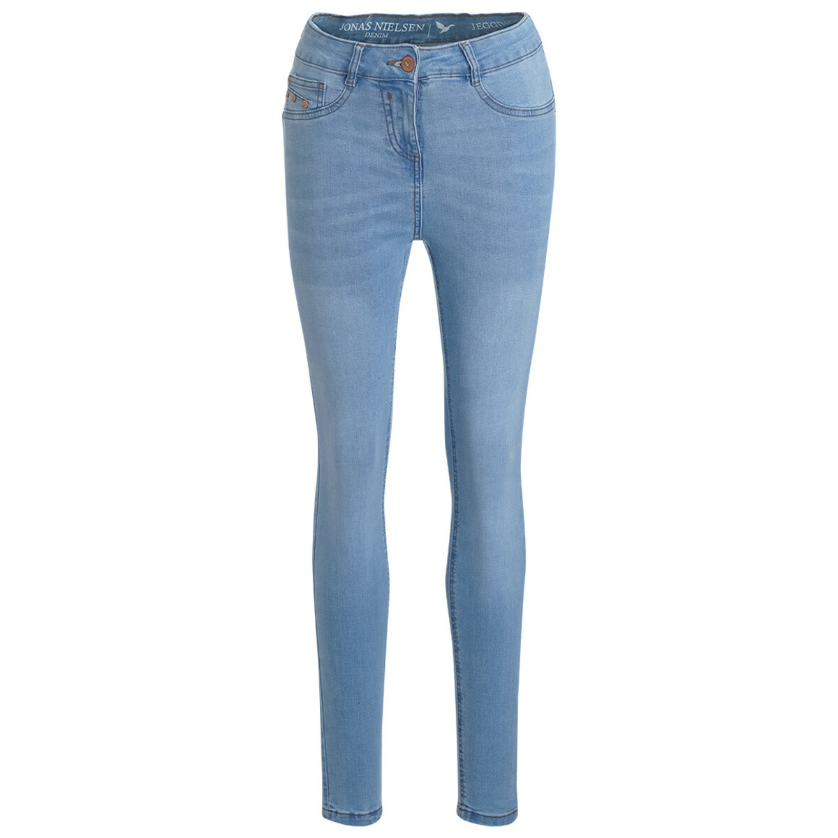 Bild 1 von Damen Jeggings mit Ziernieten HELLBLAU