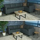 Bild 1 von Modular Sofa-System Couch-Garnitur Moncalieri 5, Kunstleder ~ dunkelgrau