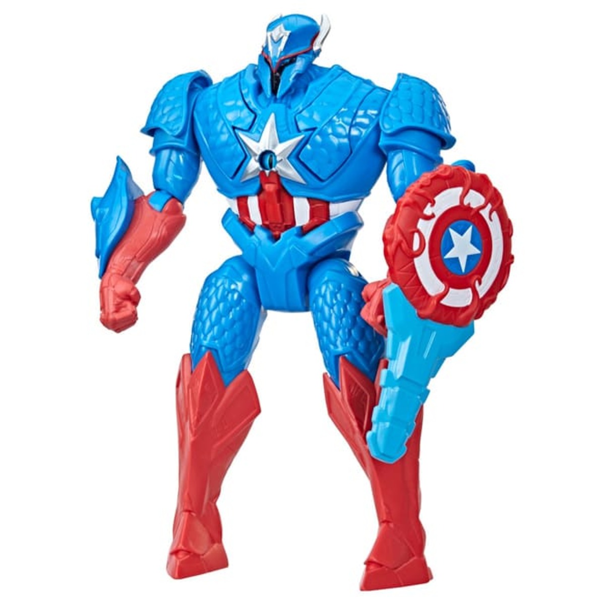 Bild 1 von Marvel - Mech Strike Monster Hunters Deluxe - Captain America - Actionfigur