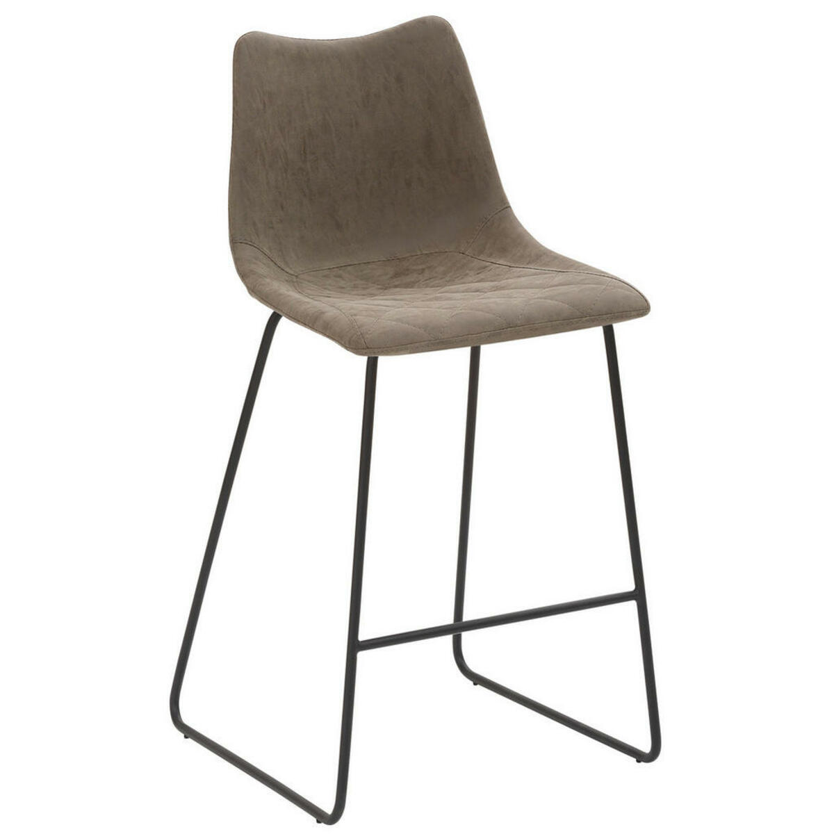 Bild 1 von Livetastic Tresenstuhl, Schwarz, Schlamm, Textil, Kufe, 49x99x51 cm, Esszimmer, Barmöbel, Barhocker