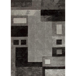 Flachwebeteppich Florida, Grau, Textil, Karo, rechteckig, 80x150 cm, Oeko-Tex® Standard 100, pflegeleicht, Teppiche & Böden, Teppiche, Moderne Teppiche