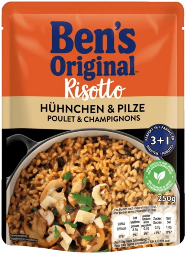 Bild 1 von Ben's Original Express Risotto Hühnchen & Pilze 250G