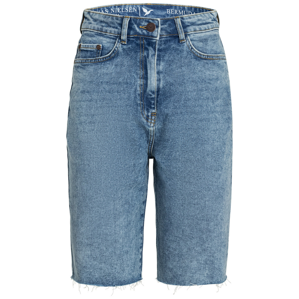 Bild 1 von Damen Jeansbermuda mit Used-Waschung HELLBLAU
