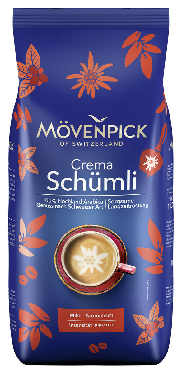 Bild 1 von Mövenpick Crema Schümli Bohne 1KG