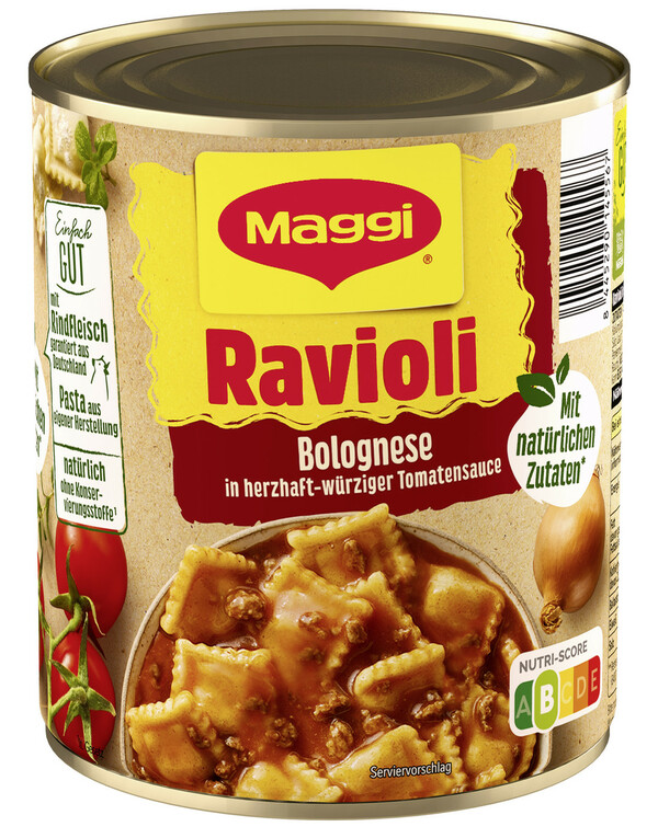 Bild 1 von Maggi Ravioli Bolognese 800G