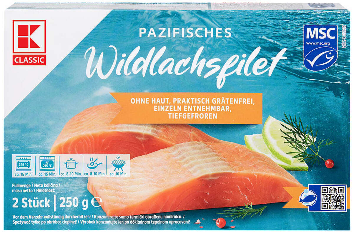 Bild 1 von K-CLASSIC Pazifisches Wildlachsfilet