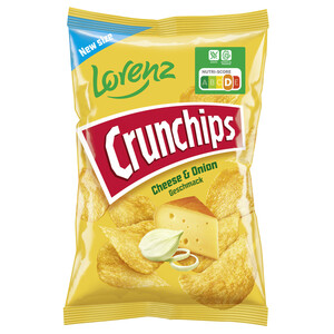 Lorenz Crunchips Cheese & Onion 150G