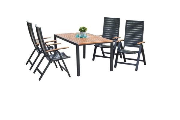 Bild 1 von GARTENSET ASTROS, Graphitfarben, Naturfarben
