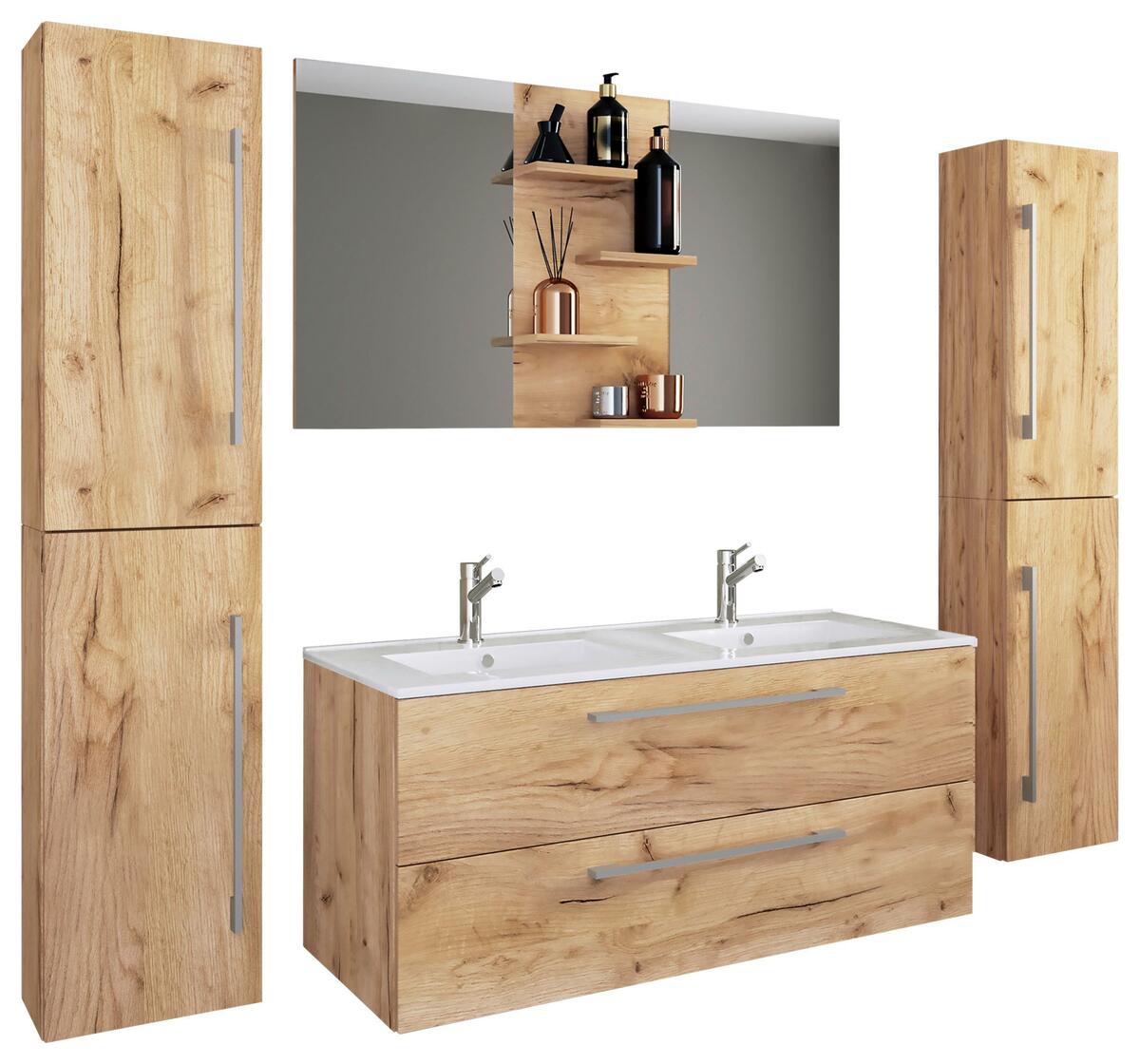 Bild 1 von Badezimmer ''Budasi'', in Weiß, Honigeiche