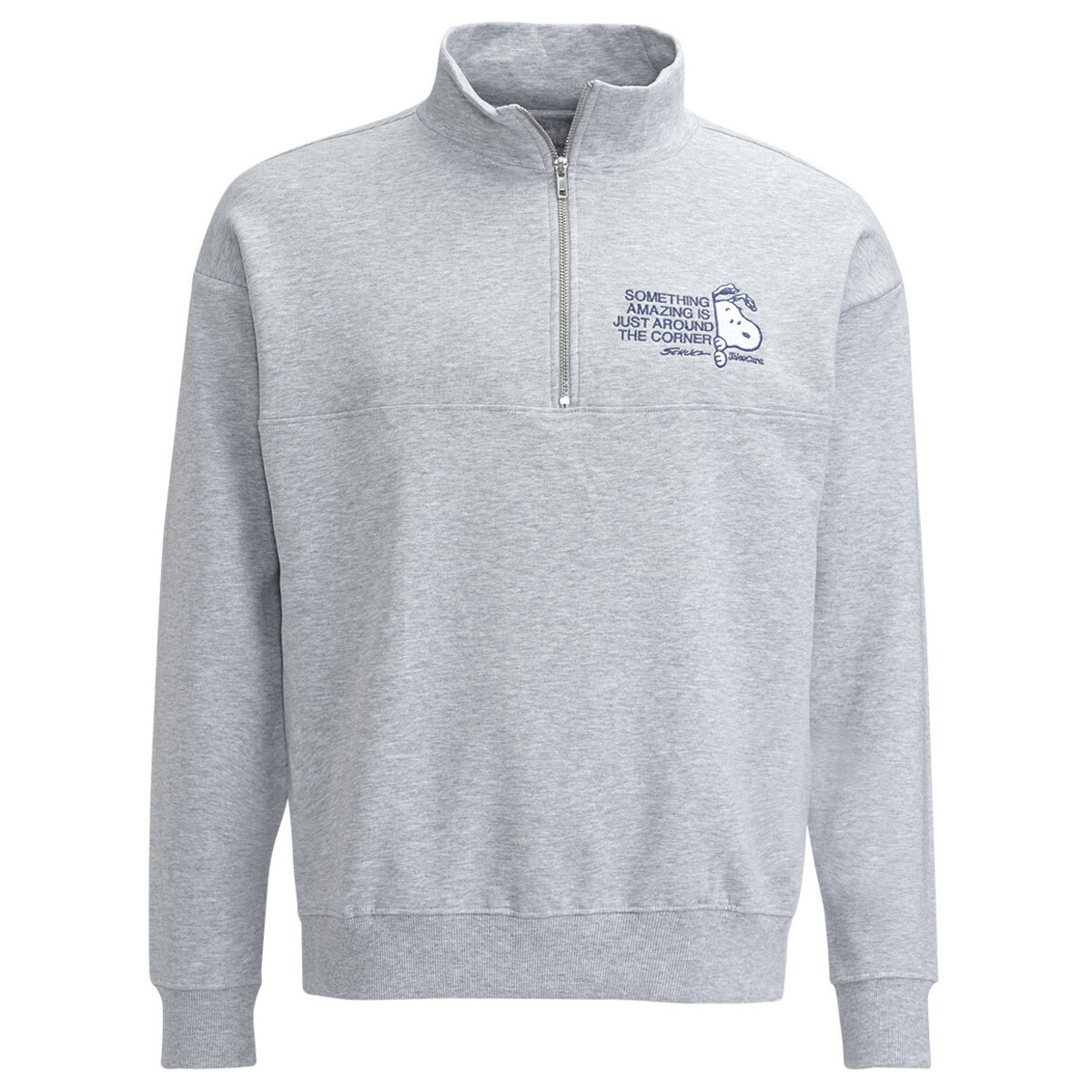 Bild 1 von Peanuts Sweatshirt im Troyer-Style HELLGRAU