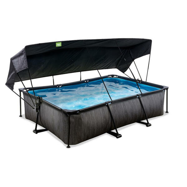 Bild 1 von Exit Pool-Set, Schwarz, Kunststoff, 200x65x300 cm, CE, Freizeit, Pools und Wasserspaß, Pools, Aufstellpools