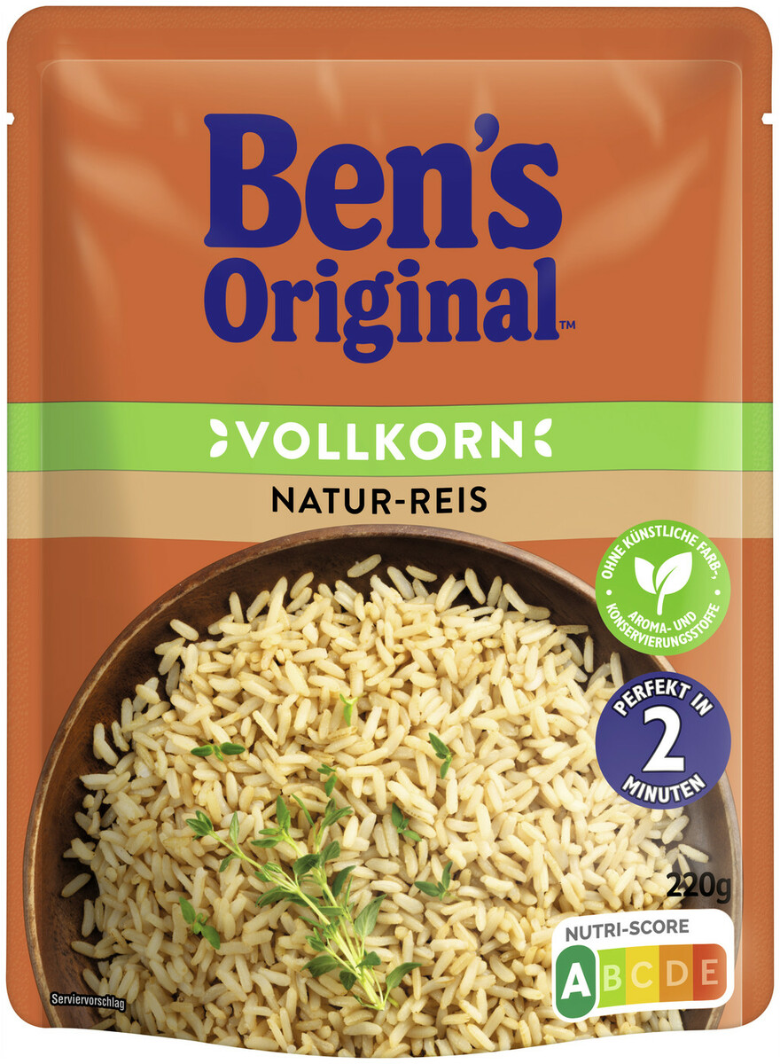 Bild 1 von Ben's Original Express Vollkorn Natur-Reis 220G