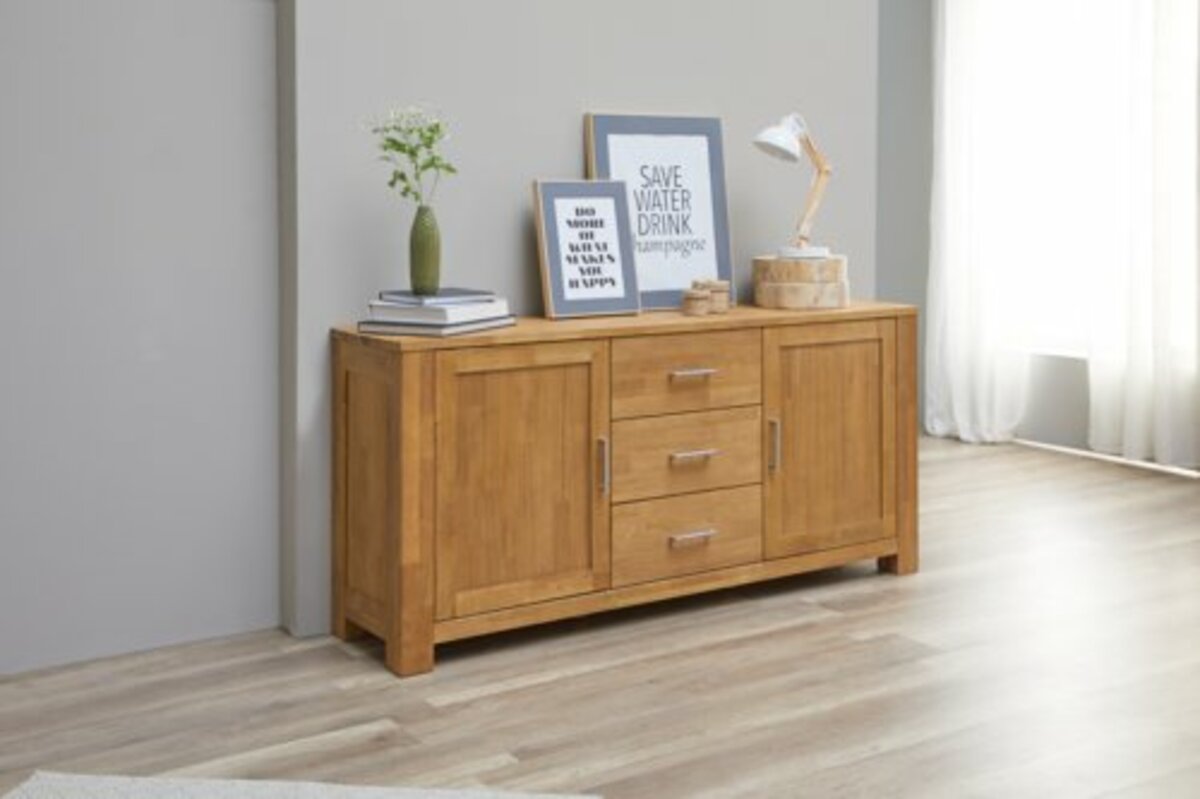 Bild 2 von Anrichte OLDE 2 Türen 3 Schubladen Eiche