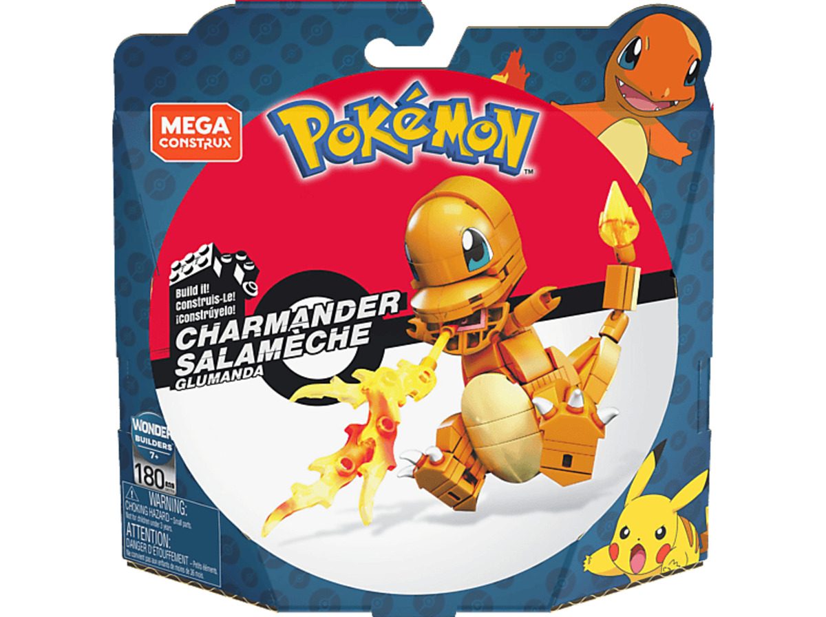 Bild 1 von MEGA CONSTRUX Pokémon Medium Glumanda Bauset Mehrfarbig, Mehrfarbig