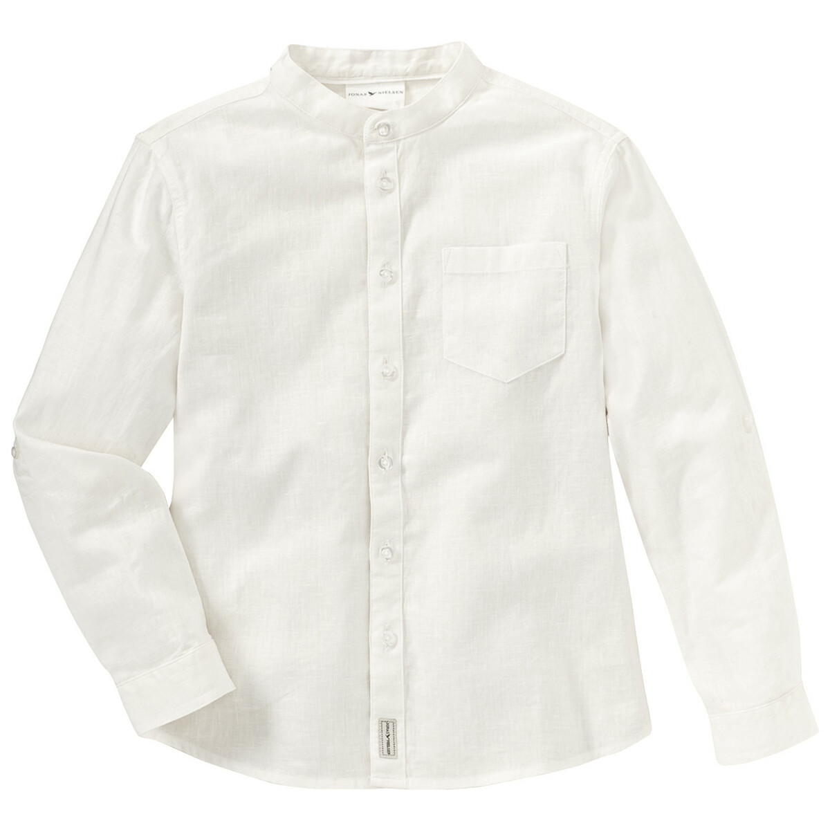 Bild 1 von Jungen Hemd mit Leinen WEISS