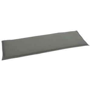 Bankauflage, Anthrazit, Textil, Füllung: Schaumstoff, Vlies, 148x6x48 cm, weich, Outdoor-Kissen, Outdoor-Sitzkissen