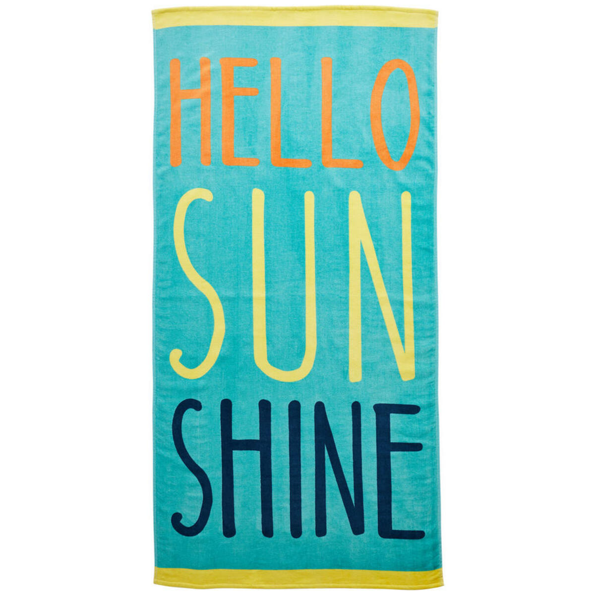 Bild 1 von Esposa Strandtuch, Mehrfarbig, Textil, Schriftzug, 90x180 cm, Badtextilien, Strandtücher