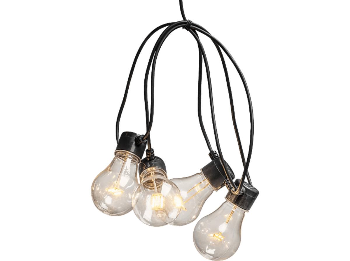 Bild 1 von KONSTSMIDE LED 24 V Biergarten Lichterkette, Schwarz, Warmweiß, Schwarz