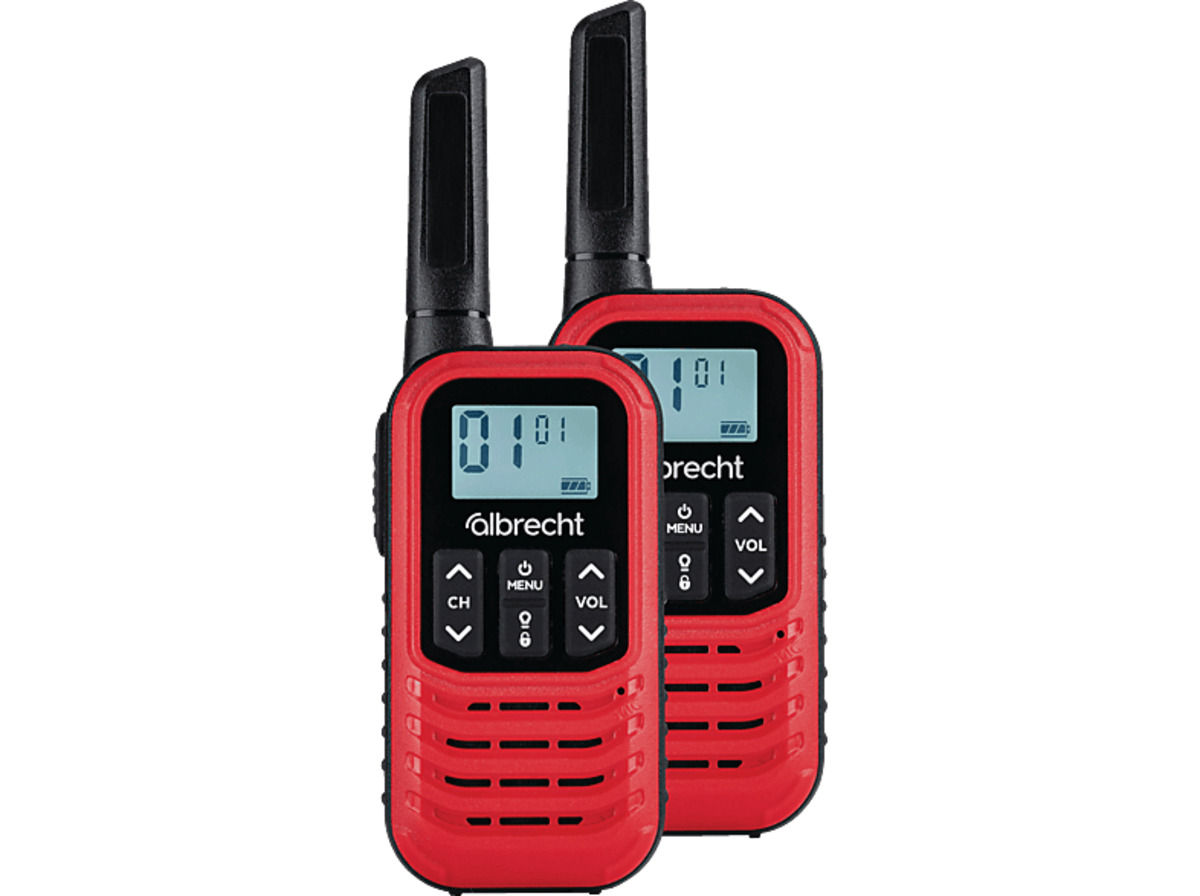 Bild 1 von ALBRECHT Tectalk Go 2er Set Walkie-Talkie Rot, Rot