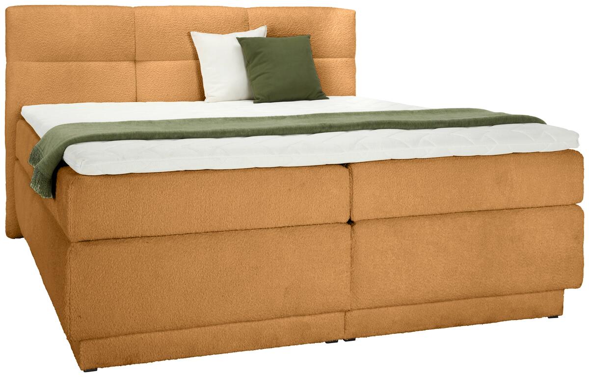 Bild 1 von Boxspringbett Capri in Currygelb ca. 180x200cm, Currygelb