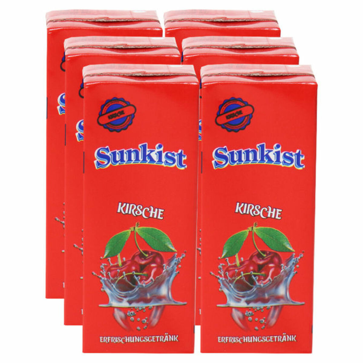 Bild 1 von Sunkist Erfrischungsgetränk Kirsche, 6er Pack