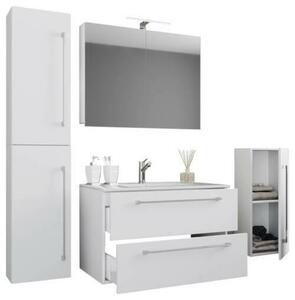Badezimmer ''Badinos'', in Weiß, 5-tlg, Weiß