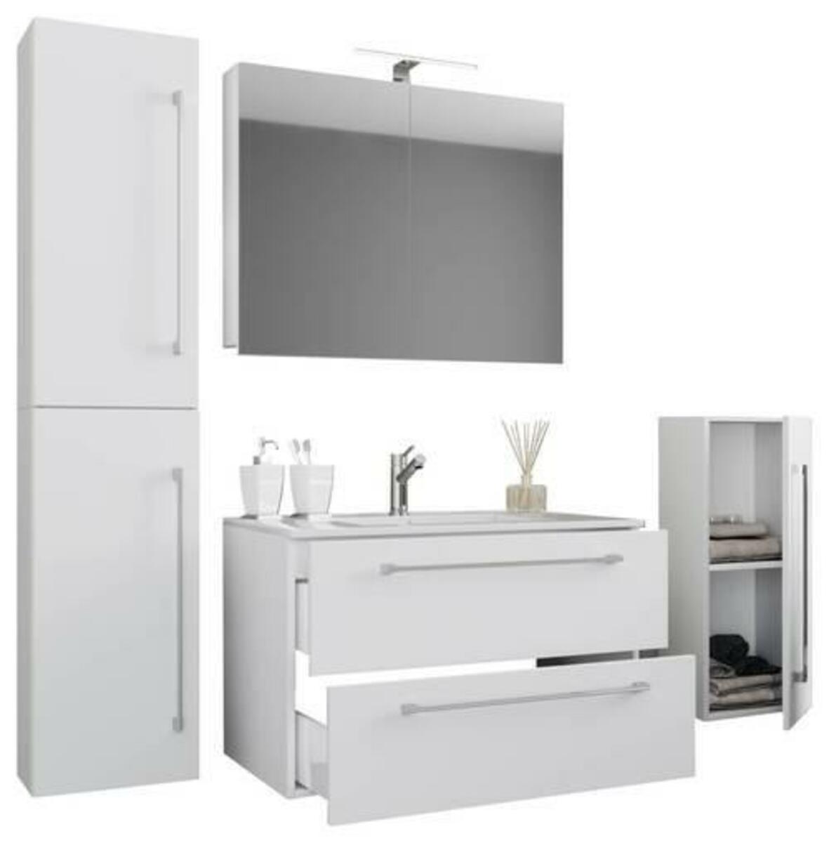 Bild 1 von Badezimmer ''Badinos'', in Weiß, 5-tlg, Weiß