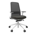 Bild 1 von Drehstuhl, Anthrazit, Schwarz, Weiß, Metall, Kunststoff, Textil, Drehkreuz, 70x103-115x70 cm, Stoffauswahl, Sitzfläche 360° drehbar, Arbeitszimmer, Bürostühle, Drehstühle