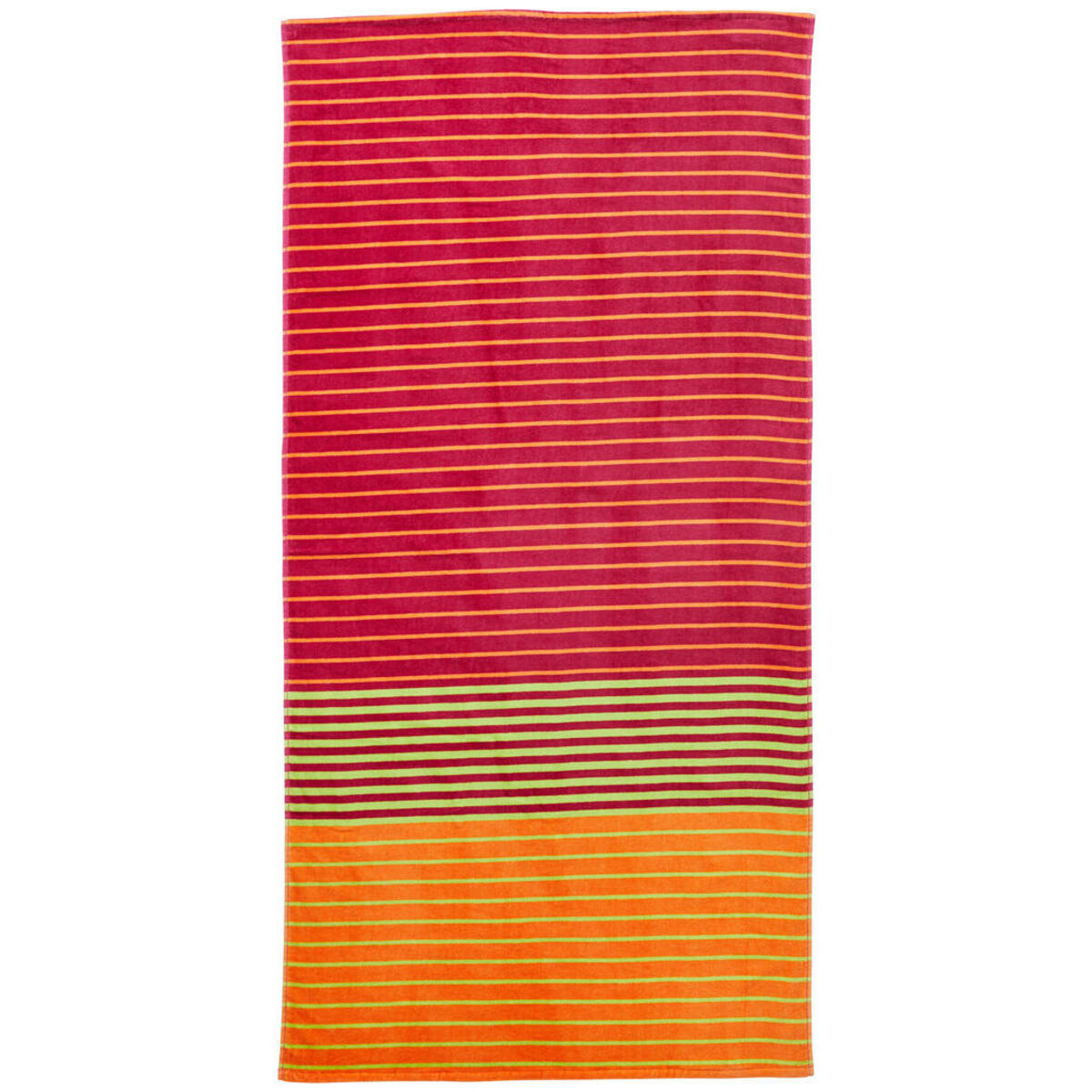 Bild 1 von Esposa Strandtuch, Mehrfarbig, Rot, Textil, Streifen, 90x180 cm, Badtextilien, Strandtücher