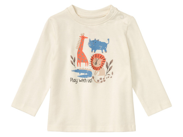 Bild 4 von lupilu® Baby Langarmshirts, 2 Stück, mit Bio-Baumwolle