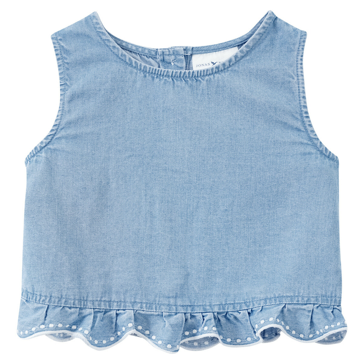 Bild 1 von Mädchen Top in Denim-Optik HELLBLAU