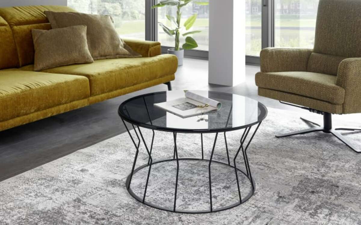 Bild 2 von Musterring - Couchtisch Fabia, Rauchglas/schwarz