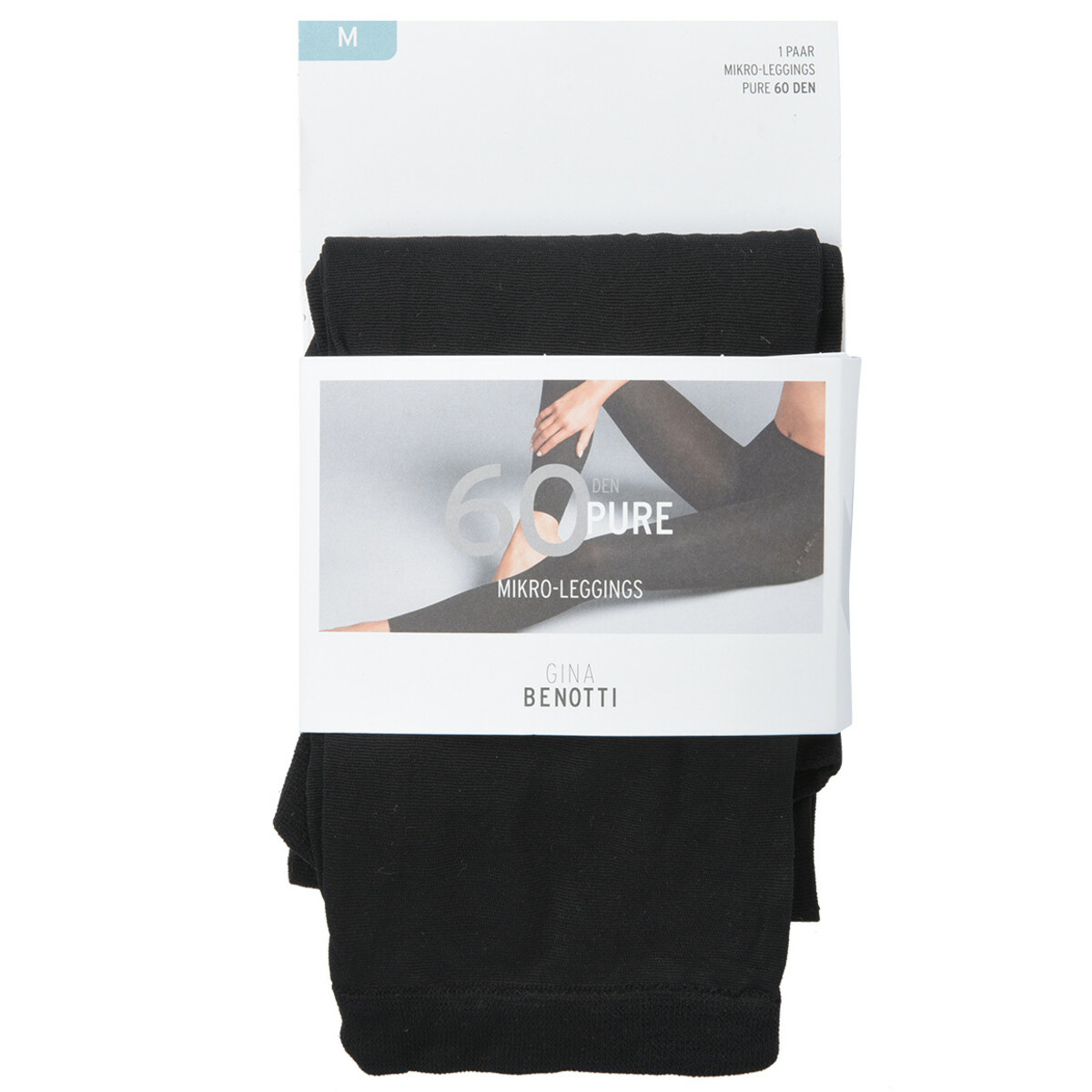 Bild 1 von Damen Mikro-Leggings mit 60 DEN SCHWARZ