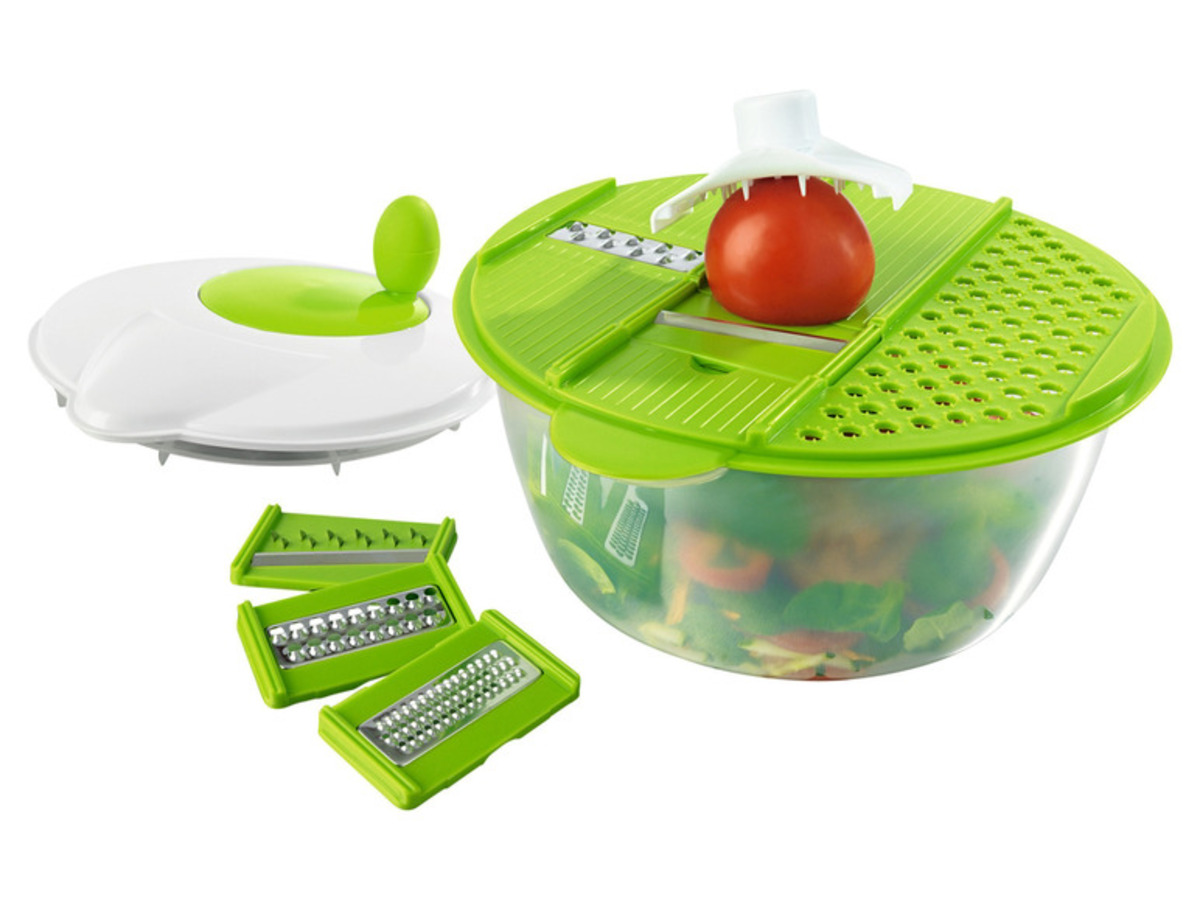 Bild 1 von GOURMETmaxx 3-in-1-Salat-Set, 9-teilig