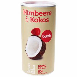 buah BIO Gefriergetrocknete Himbeere & Kokos