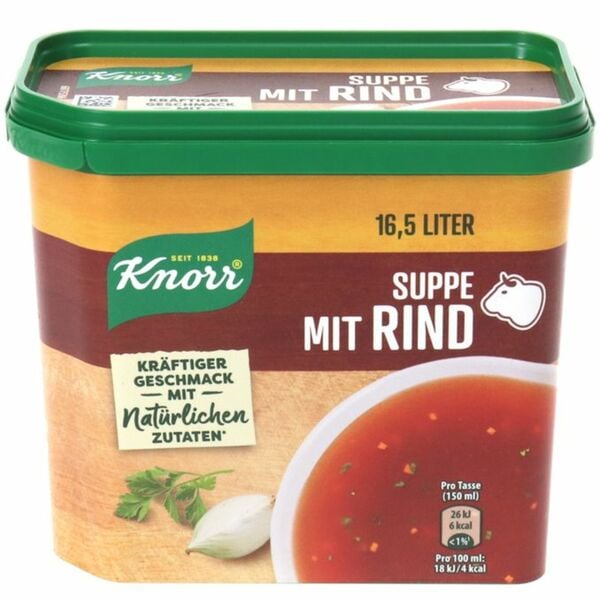 Bild 1 von Knorr Bouillon Suppe mit Rind