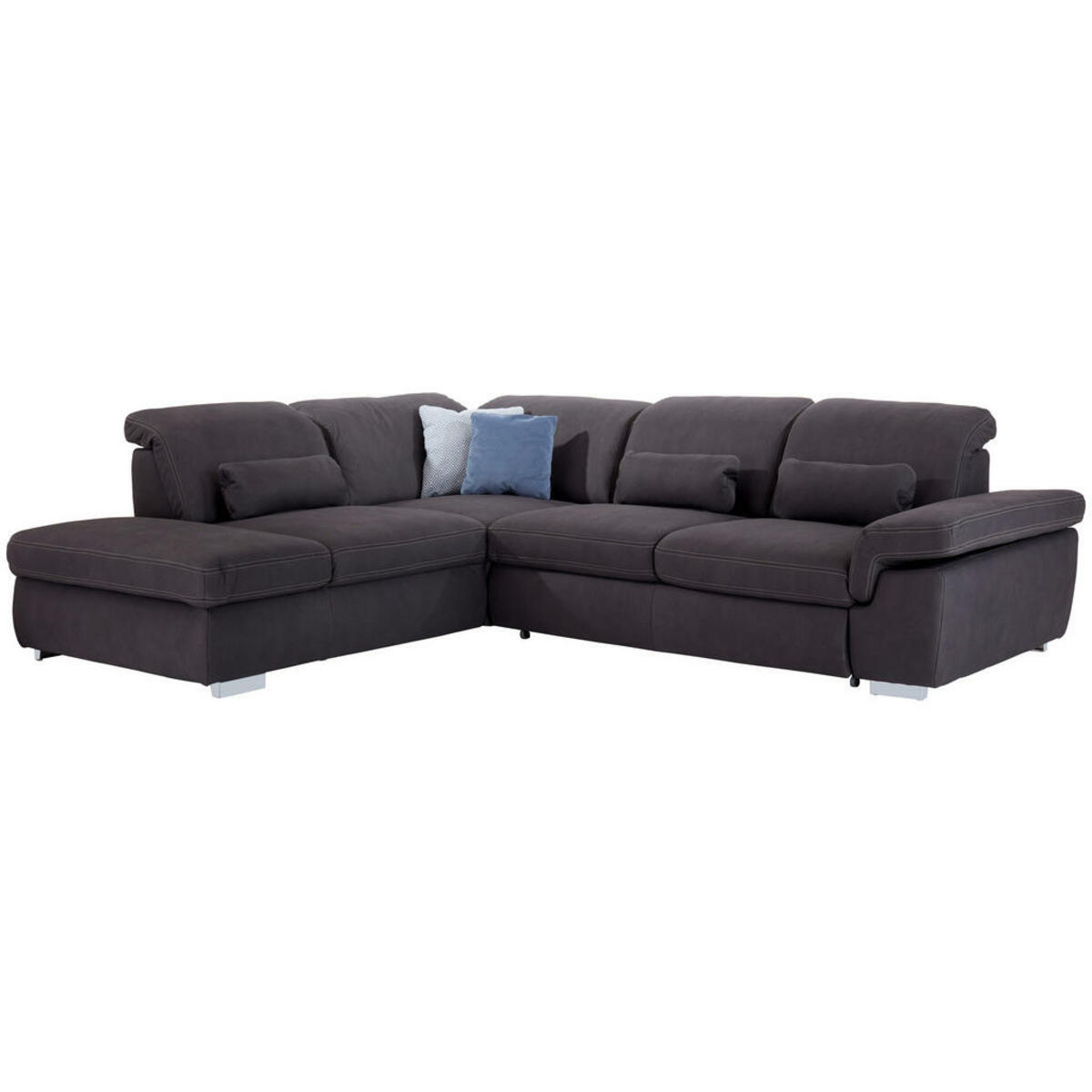 Bild 1 von Mid.you Wohnlandschaft, Anthrazit, Textil, 4-Sitzer, L-Form, 320x260 cm, Wohnzimmer, Sofas & Couches, Wohnlandschaften, Ecksofas